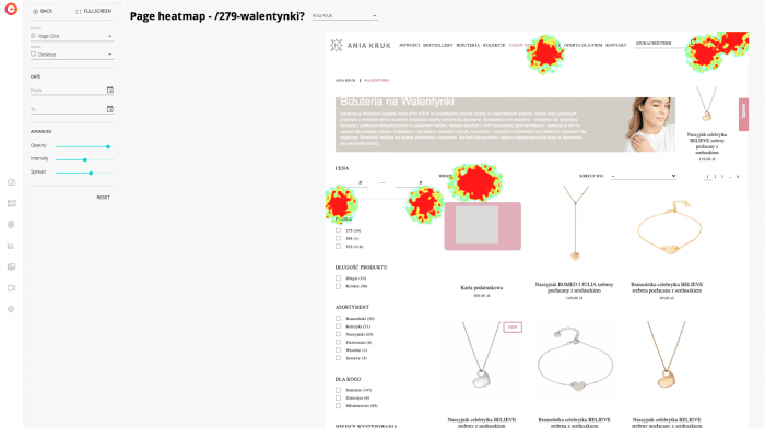 aniakruk.pl heatmap CUX