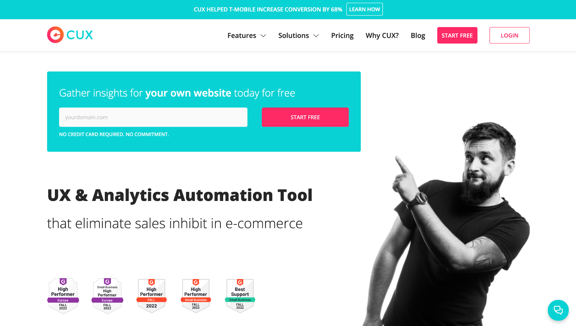 cux.io analytics tool that provides predictive analytics