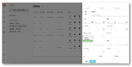 Filtering Visits with LVT in CUX