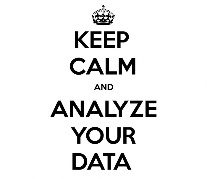 Keep calm and analyze your data